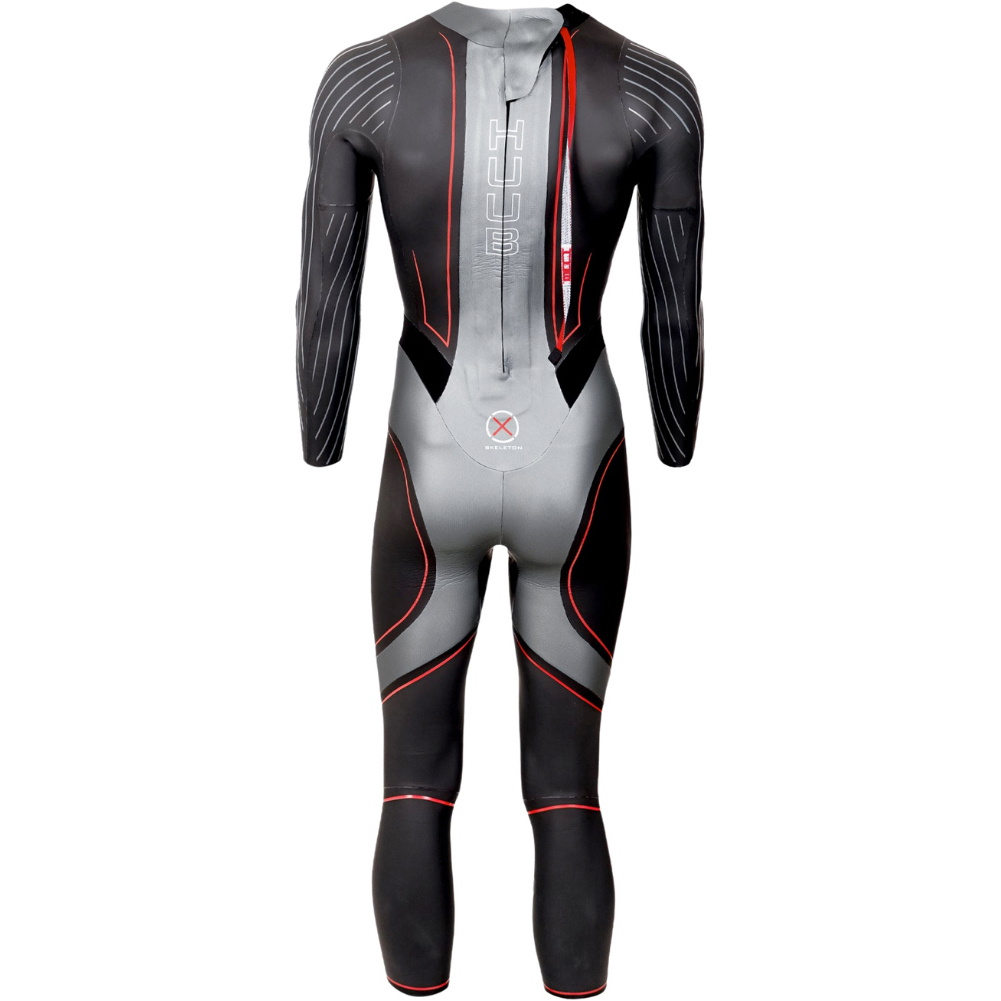 2026 HUUB Mens Aegis XV Swim Wetsuit 3:5 AEGXV35 - Black / Red